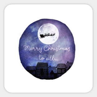 Merry Christmas to all. Sticker